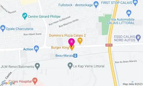 Localisation Fast Food Burger King