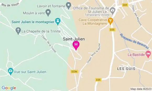Localisation Pizzeria Vinon Pizzas
