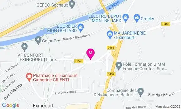 Localisation Restaurant  La Bonne Place