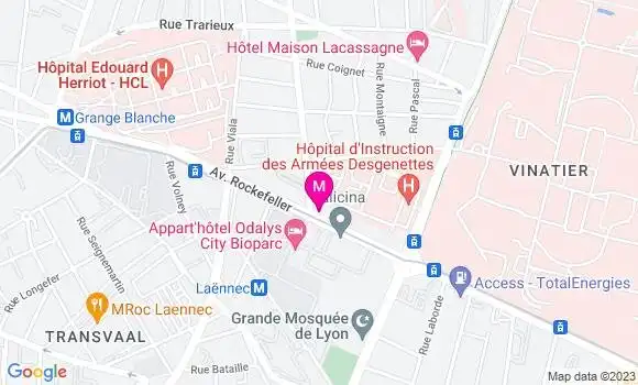 Localisation Restaurant  Le Rockefeller