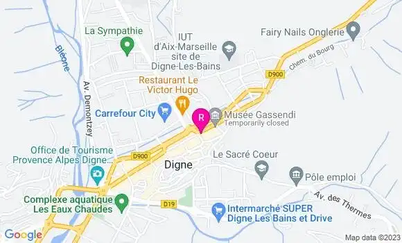 Localisation Restaurant  Pizza Go