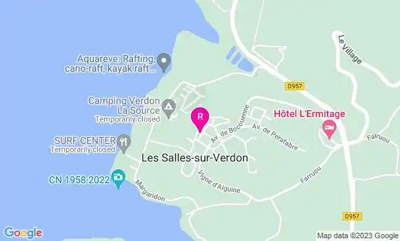 Localisation Restaurant  La Fringale