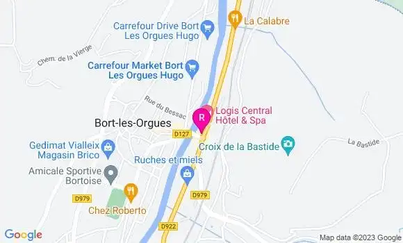 Localisation Brasserie Manaranche Serge