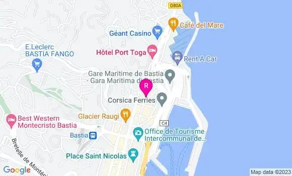 Localisation Restaurant  Pinellucciu