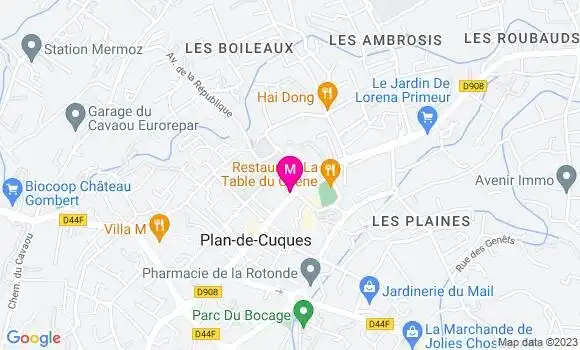 Localisation Restaurant  Chez Gaby