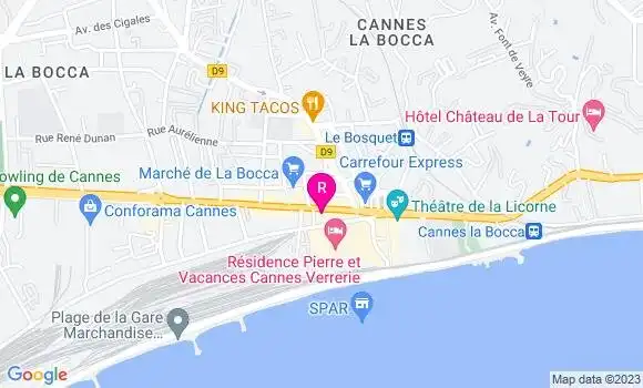 Localisation Restaurant  Mister Pizza