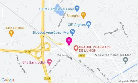 Localisation Pizzeria Ames Soeurs Pizzas