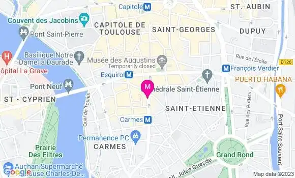 Localisation Restaurant Bar Le Quartier Latin