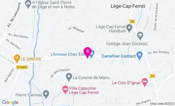 Localisation Restaurant  Le Rougail qui Surf