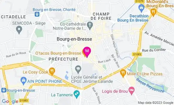 Localisation Restaurant  O Beurre Noisette