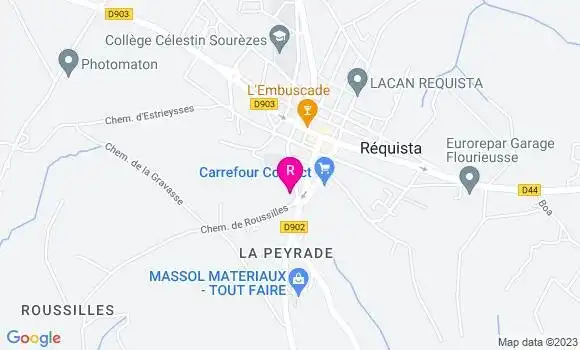Localisation Restaurant  O