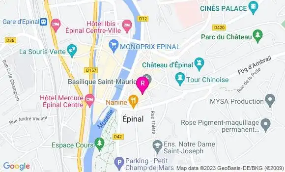 Localisation Restaurant  Nanine