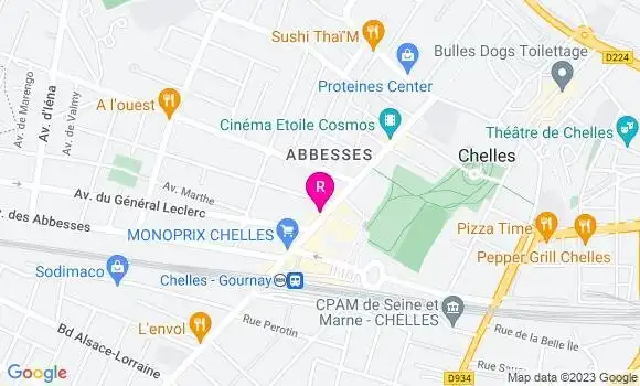 Localisation Restaurant  L