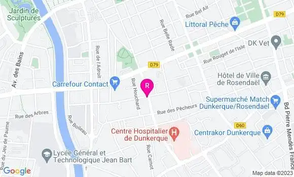 Localisation Restaurant  Le Madras