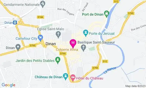 Localisation Restaurant  Le Pole Nord
