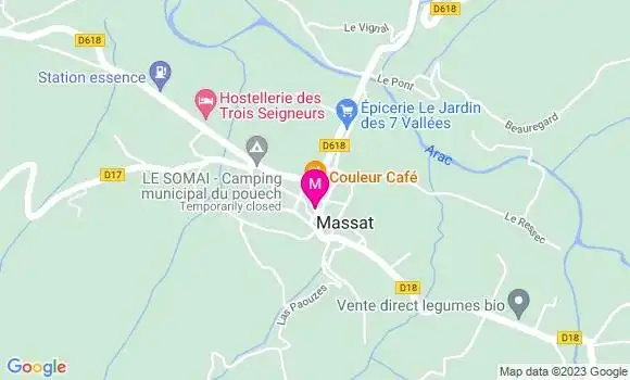Localisation Pizzeria L