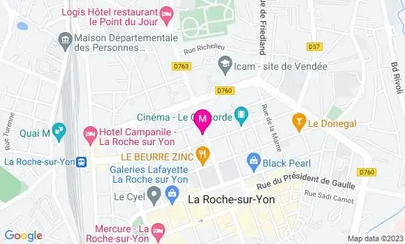 Localisation Restaurant  Speed Burger