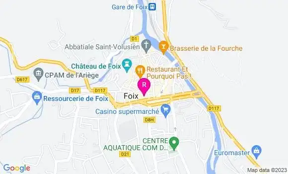 Localisation Restaurant  Overo