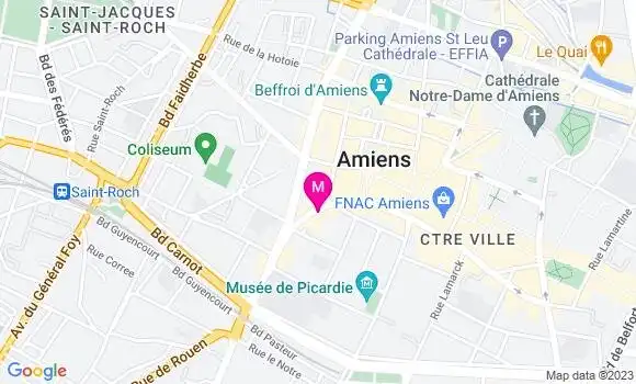 Localisation Restaurant Turc Marmara  Amiens