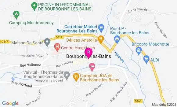 Localisation Restaurant Bar Cafe du Commerce