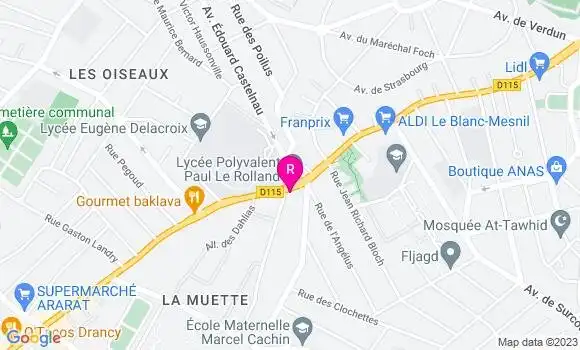 Localisation Pizzeria Magic Food