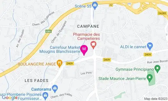 Localisation Restaurant  Le Nautic