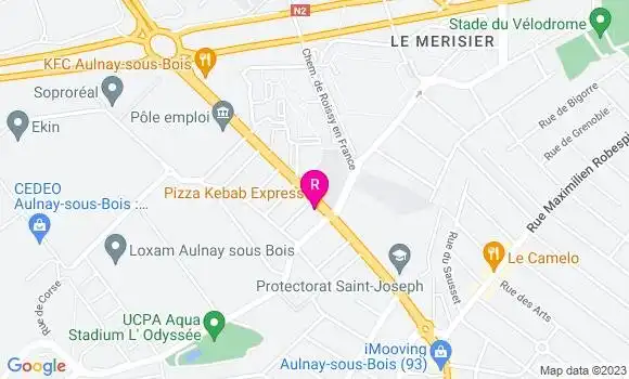 Localisation Pizza Kebab Express
