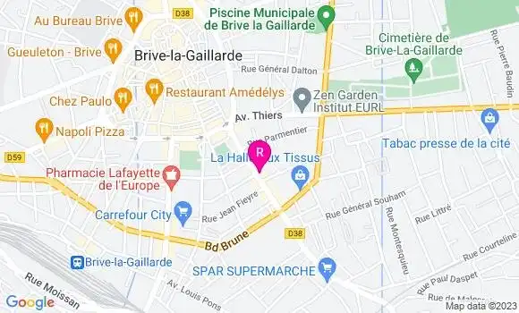 Localisation Restaurant Turc Resto Melissa