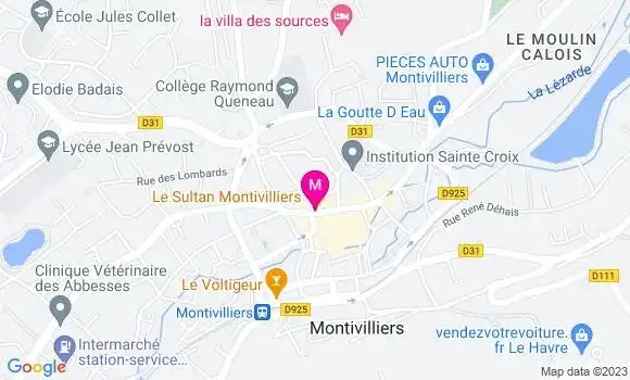 Localisation Restaurant  Le Sultan