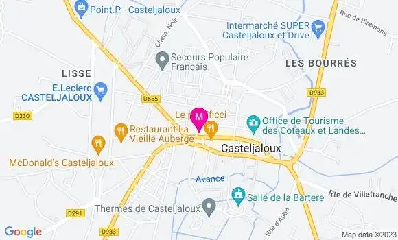 Localisation Pizzeria Le Pizzatier