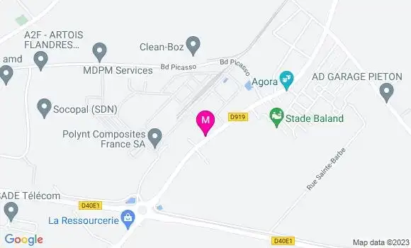 Localisation Restaurant Grill Friterie la Fabrik