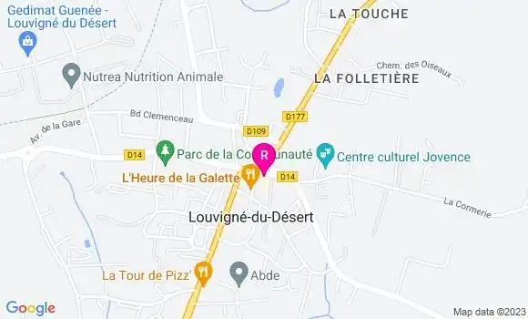 Localisation Restaurant  La Boite a Pizz