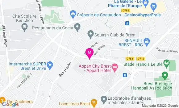 Localisation Pizzeria Hot Pizza