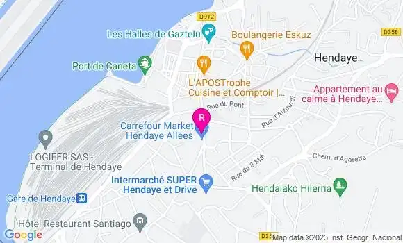 Localisation Pizzeria Saveurs et Pizza