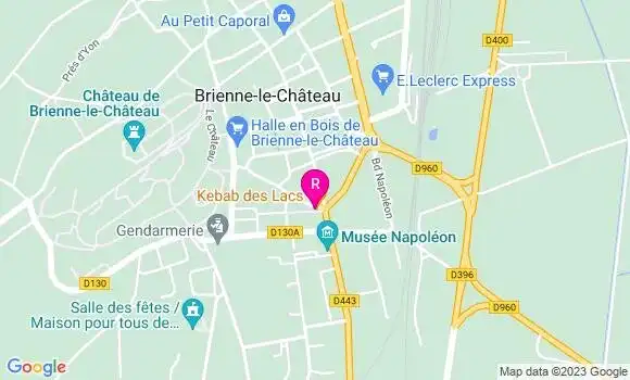 Localisation Kebab des Lacs
