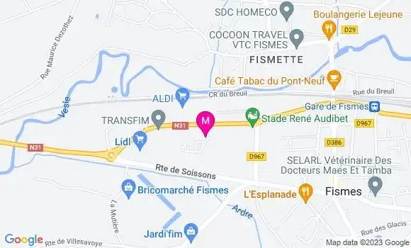 Localisation Restaurant  Au Cordon Bleu