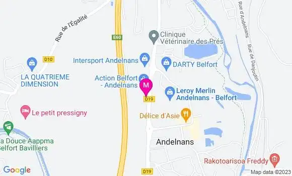 Localisation Restaurant  Poulaillon