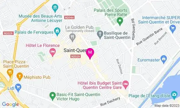 Localisation Sandwicherie Poulaillon