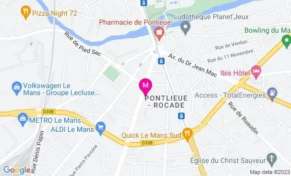 Localisation Restaurant Grec Pita Burger
