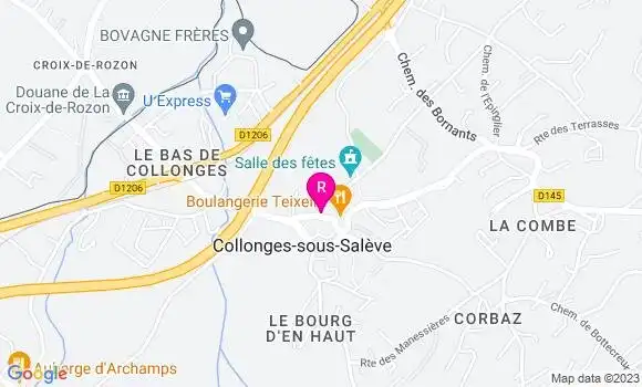 Localisation Restaurant  Vallé Pizza