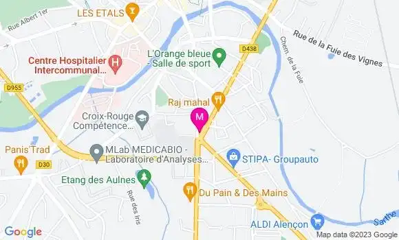Localisation Restaurant Turc Sun Fast Food