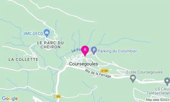 Localisation Crêperie Le P