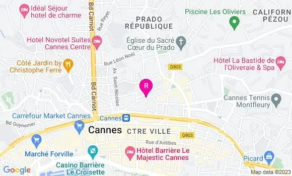 Localisation Bacchus Café