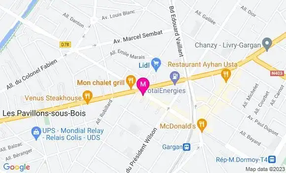 Localisation Restaurant Turc Toros