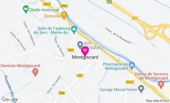 Localisation Pizzeria de L
