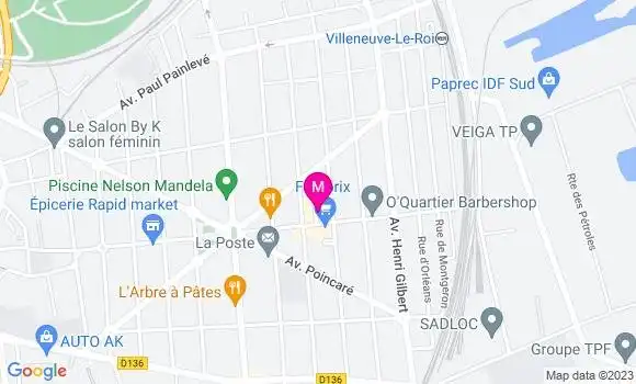 Localisation Restaurant  O