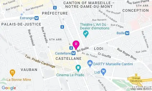 Localisation Restaurant  L