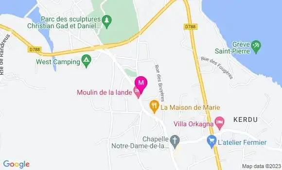 Localisation Crêperie Ty Bout