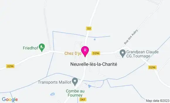 Localisation Restaurant  La Fringale