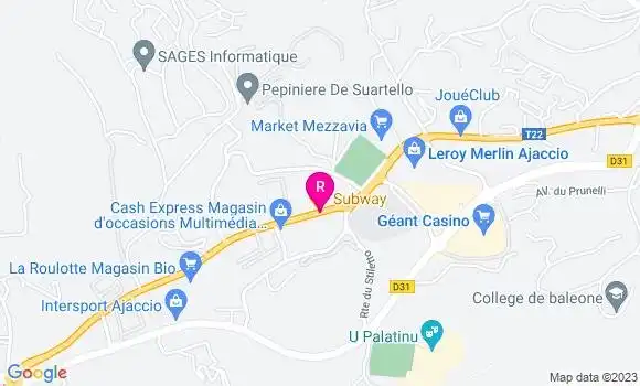 Localisation Pizzeria Chez Romolo